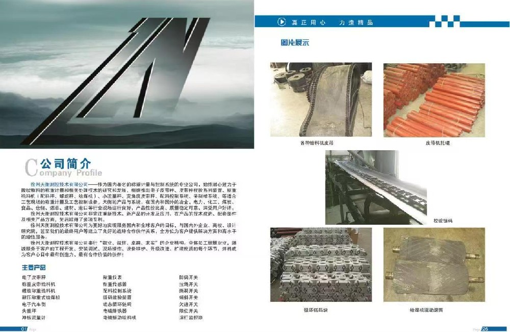 皮帶秤產(chǎn)品手冊介紹1